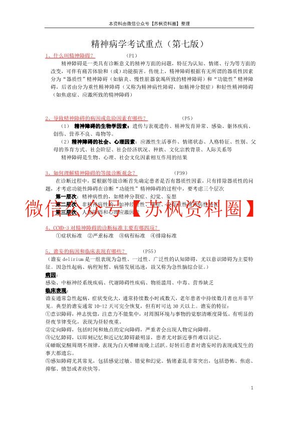 精神病学